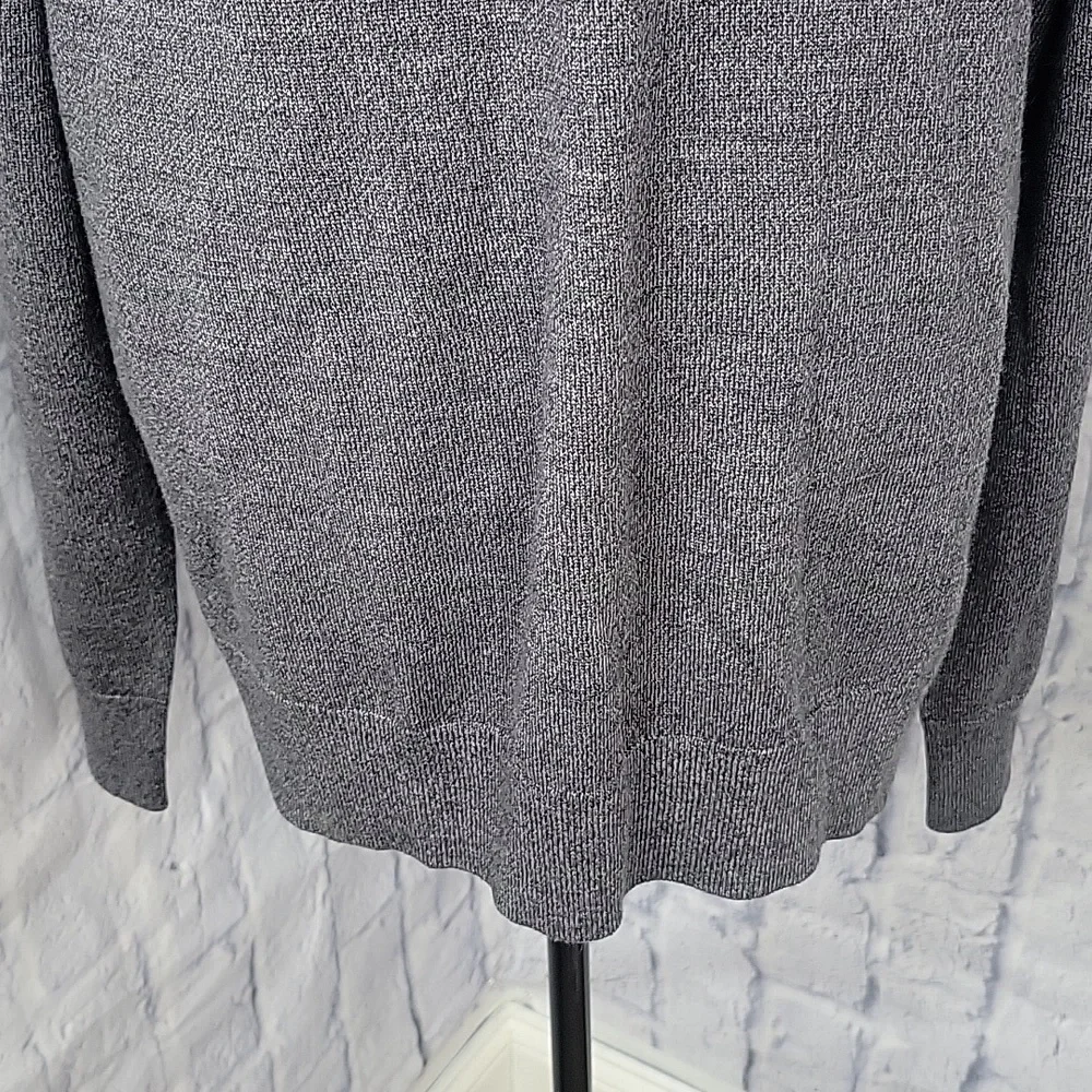 BANANA REPUBLIC Merino Wool Men's Gray‎ Pullover Sweater Large